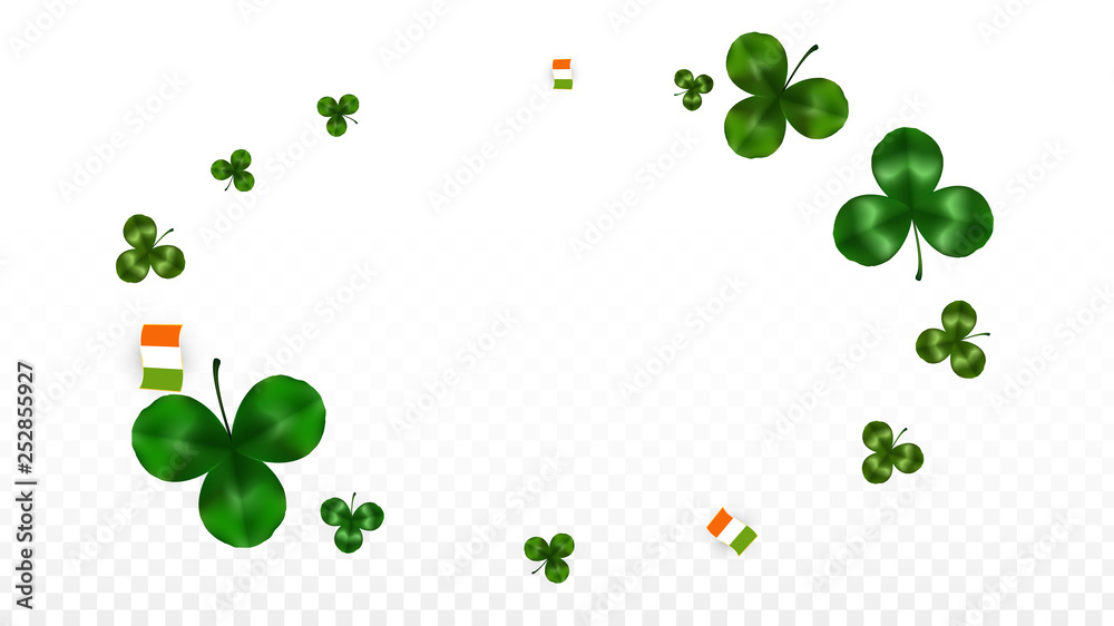 Vector Clover Leaf and Ireland Flag Isolated on Transparent Background. St. Patrick's Day Illustration. Ireland's Lucky Shamrock Poster. Invitation for Irish Concert in Pub. Tourism in Ireland. Vector Clover Leaf and Ireland Flag Isolated on Transparent Background. St. Patrick's Day Illustration. Ireland's Lucky Shamrock Poster. Invitation for Irish Concert in Pub. Tourism in Ireland.