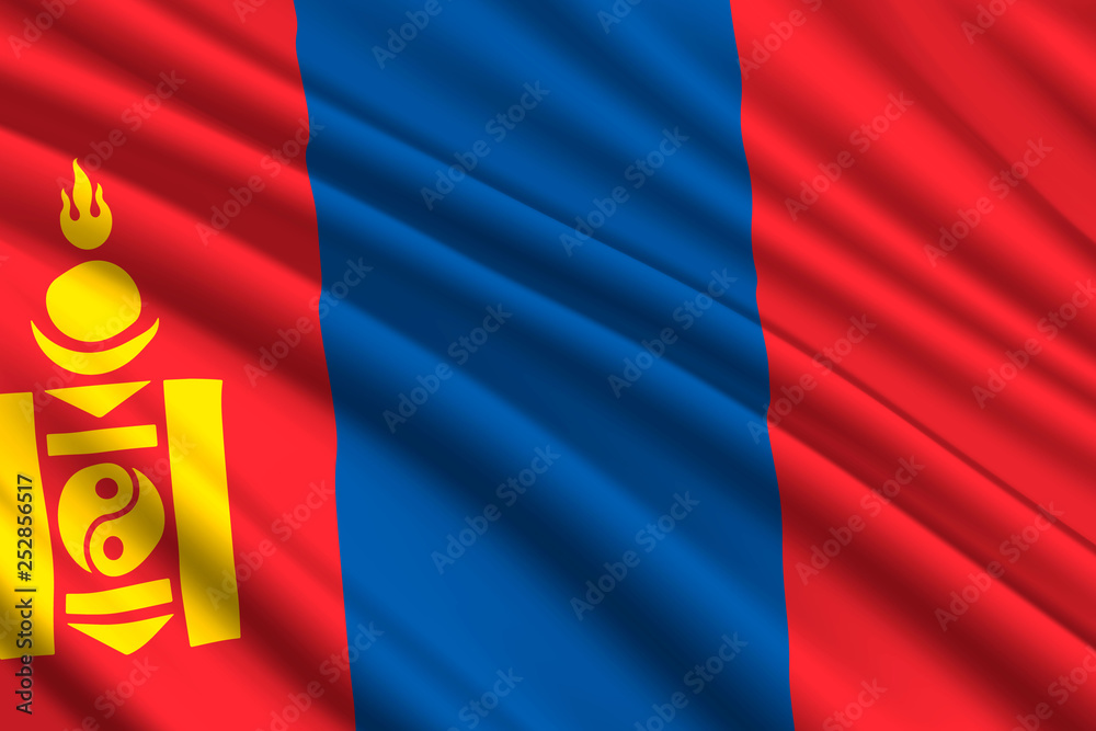 Fototapeta premium waving flag background