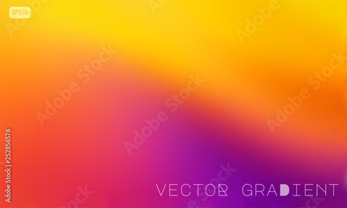 Abstract colorful vector gradient background in bright pink, purple and orange colors. Modern design for mobile apps, screens, banner templates