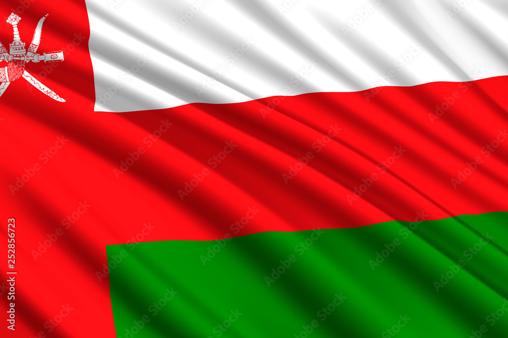 Obraz premium waving flag background