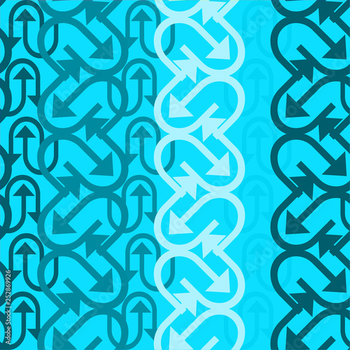 Seamless arrows for banner design. Abstract geometric texture. Seamless arrow pattern.