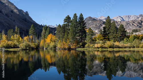 Fall Colors at Intake Lake Bishop California © kpeggphoto