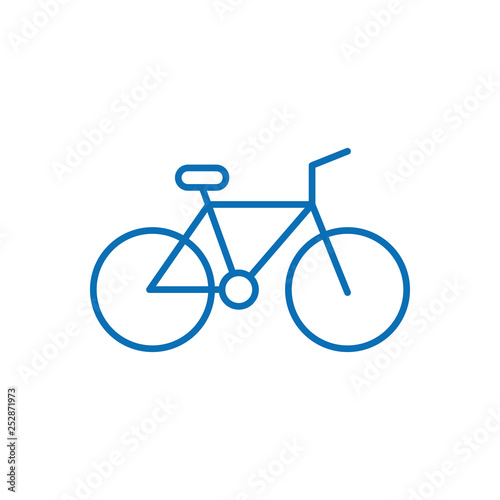 Bike, Bicycle line icon, outline vector sign