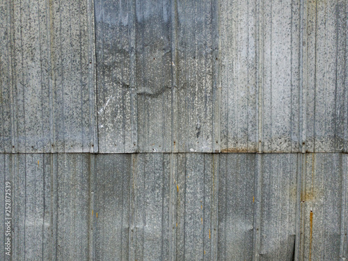 Texture of corrugated metal