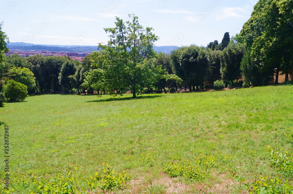 Park of Villa Petraia, Florence, Italy