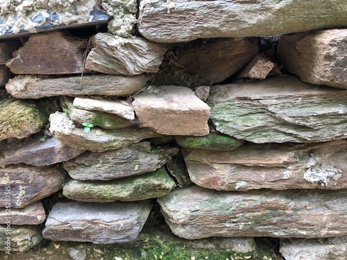 Real stone wall background, stonewall