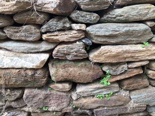 Real stone wall background, stonewall
