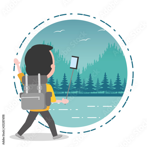 people wanderlust cartoon