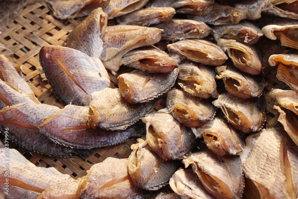 dried fish for cooking at street food dried fish for cooking at street food