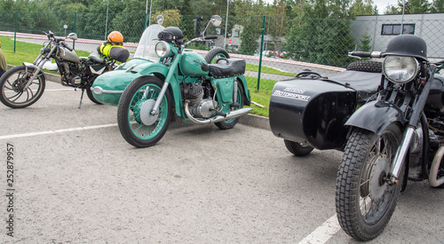 old soviet motorcycle