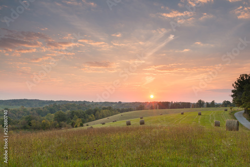 Sunset and Hayfield KY