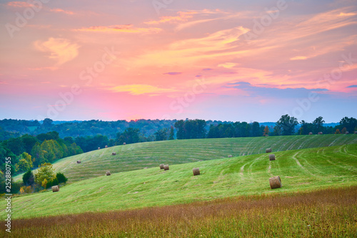 Sunset over Hayfield KY