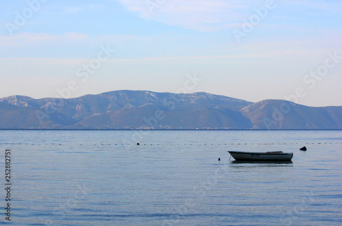 boat on the lake © LaptevArt