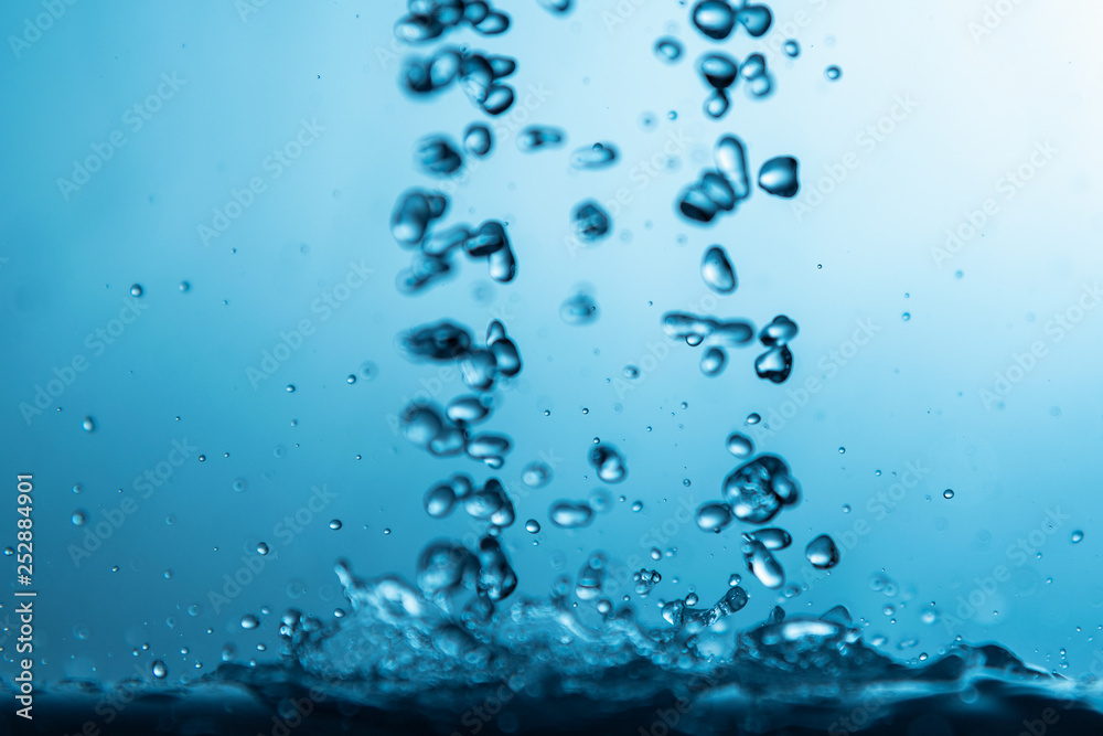 Splashing water drops. Splashing water drops.