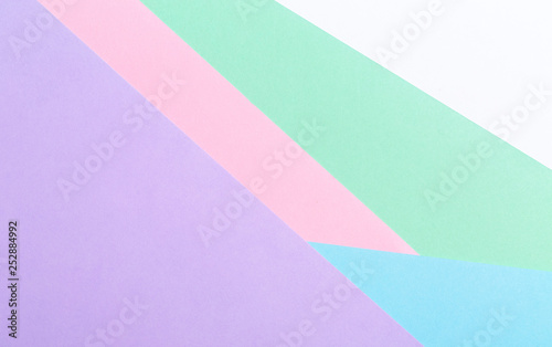 Abstract geometric pattern background with pastel paper