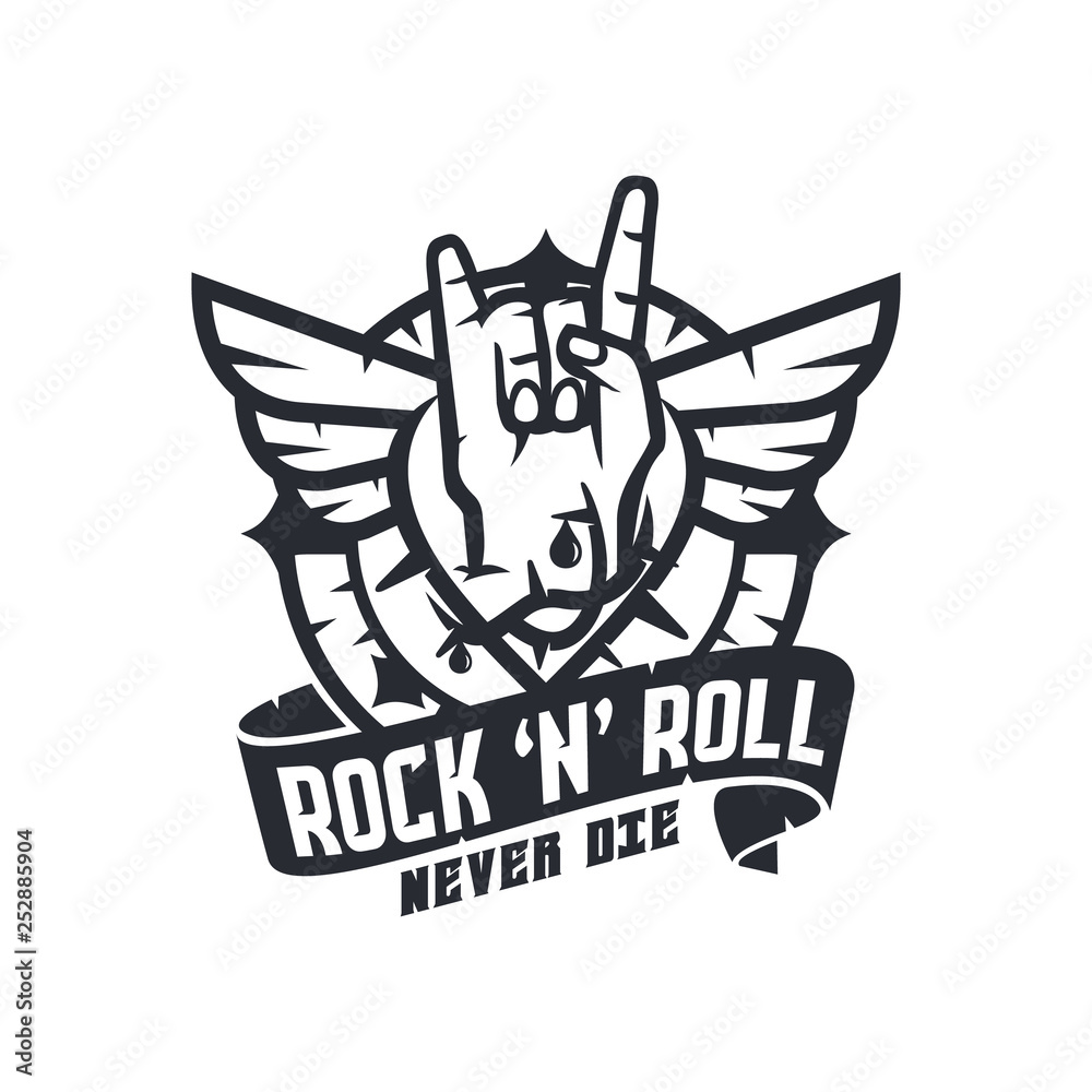 Fototapeta premium Rock N Roll Illustration