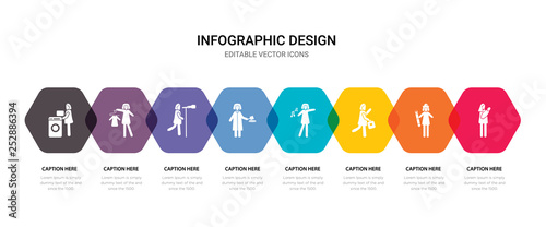 simple set of baby sitter, engineer woman, woman going to work, woman dancing icons, contains such as icons woman lawyer, astronomer woman, buying dress, and laundry and more. 64x64 pixel perfect.