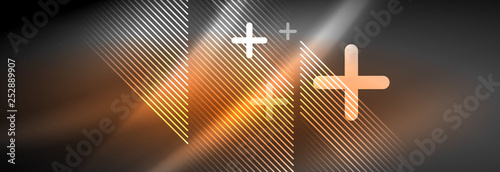 Shiny glowing lights neon color design background