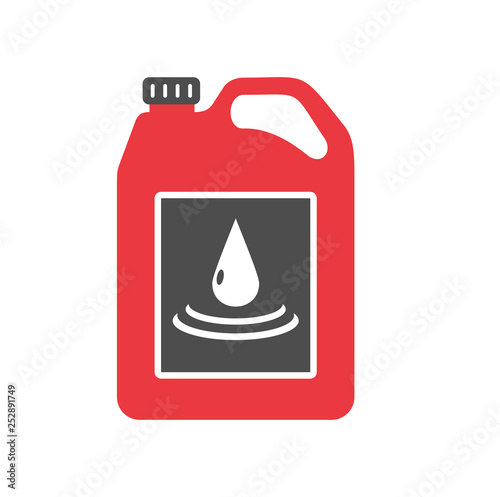 Car oil icon on background for graphic and web design. Simple vector sign. Internet concept symbol for website button or mobile app.