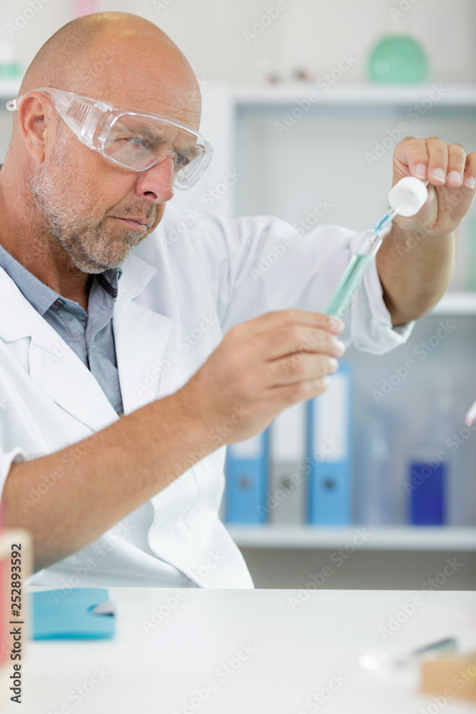 Fototapeta premium health care researcher working in life science laboratory