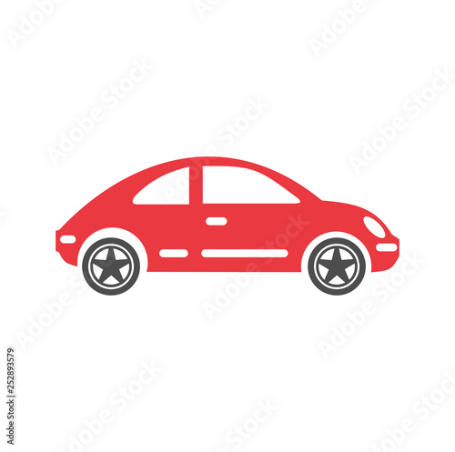 Car icon on background for graphic and web design. Simple vector sign. Internet concept symbol for website button or mobile app.