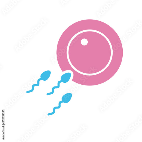 IVF icon on background for graphic and web design. Simple vector sign. Internet concept symbol for website button or mobile app.