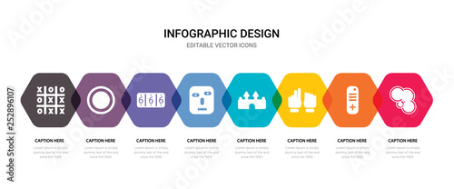 simple set of game center, remote, paper, castle icons, contains such as icons eat smile, gaming, circle, tic tac toe and more. 64x64 pixel perfect. editable vector set