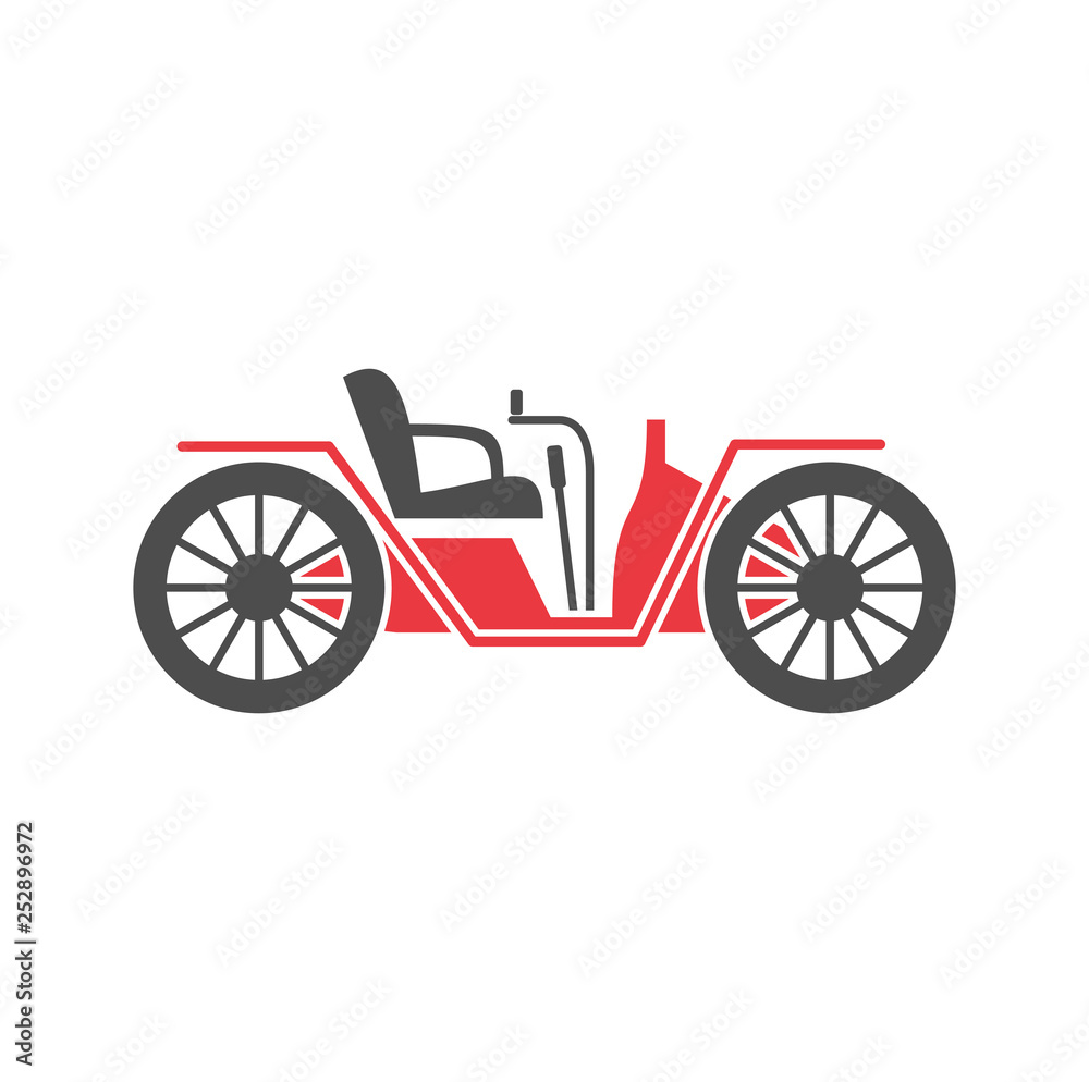 Fototapeta premium Car icon on background for graphic and web design. Simple vector sign. Internet concept symbol for website button or mobile app.