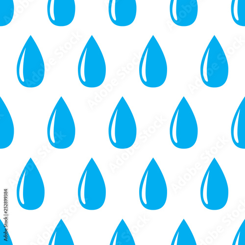 Seamless water drop pattern. Vector background. eps10