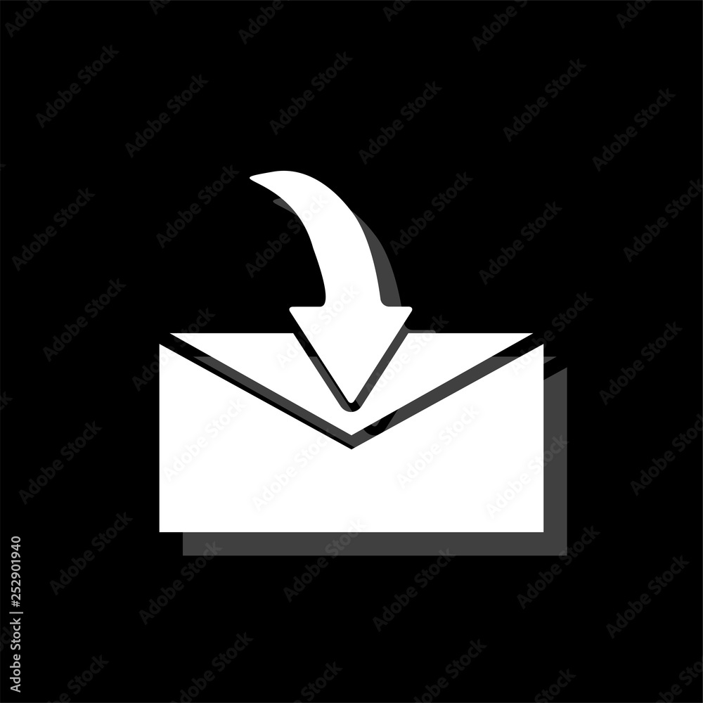 Envelope icon flat Envelope icon flat