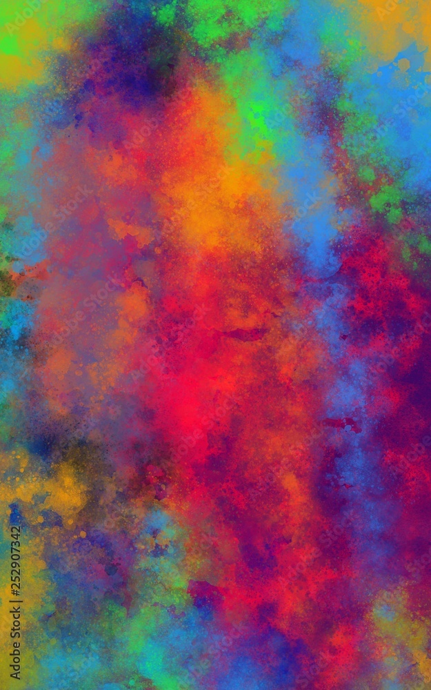 abstract multi colored background, digital illustration