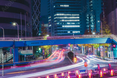 Long Exposure Shinjuku Tokyo at night timelapse