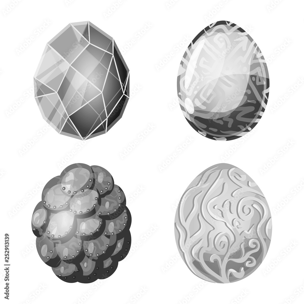 Vector illustration of monster and fantasy icon. Collection of monster and big stock vector illustration. Vector illustration of monster and fantasy icon. Collection of monster and big stock vector illustration.