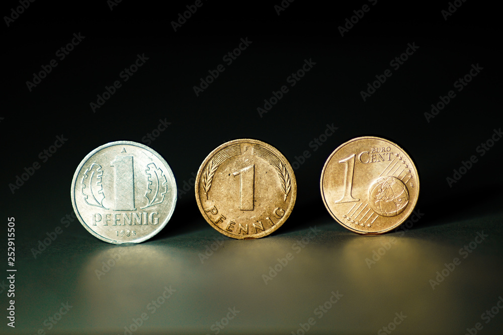 euro cent ddr gdr pfennig german germany euro cent ddr gdr pfennig german germany