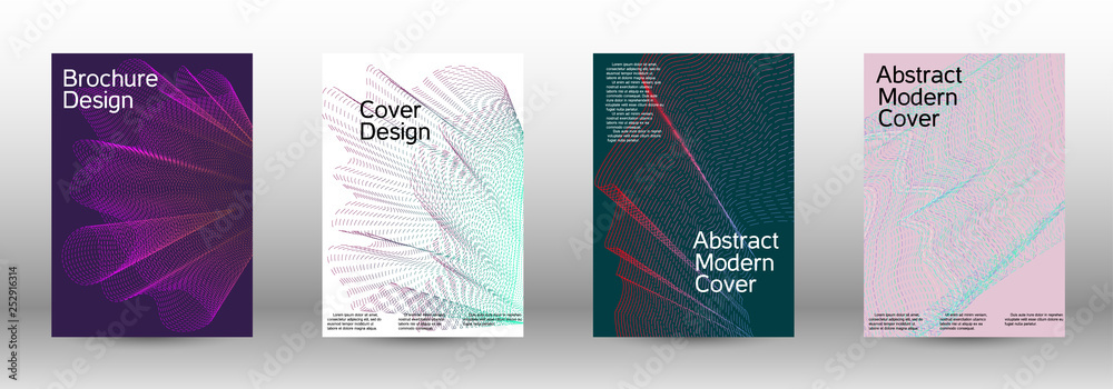 Minimal vector cover design with  linear waves.