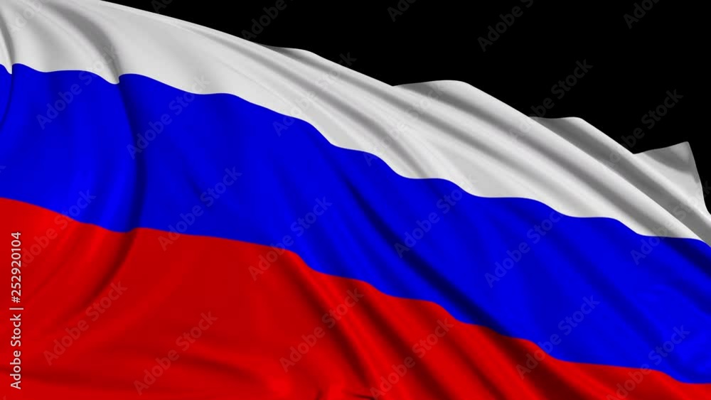 Russian flag in slow motion. The flag develops smoothly in the wind. Wind waves spread over the flag. This version of the flag in smooth motion is suitable for almost any video Russian flag in slow motion. The flag develops smoothly in the wind. Wind waves spread over the flag. This version of the flag in smooth motion is suitable for almost any video