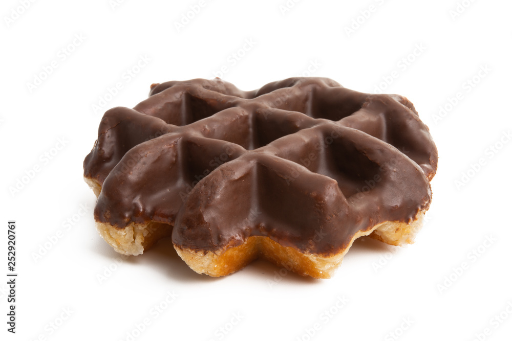 chocolate waffles isolated chocolate waffles isolated