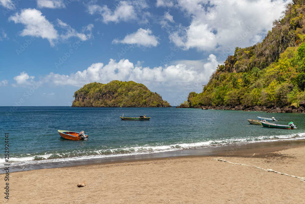 Obraz premium Saint Vincent and the Grenadines, Chateaubelair bay