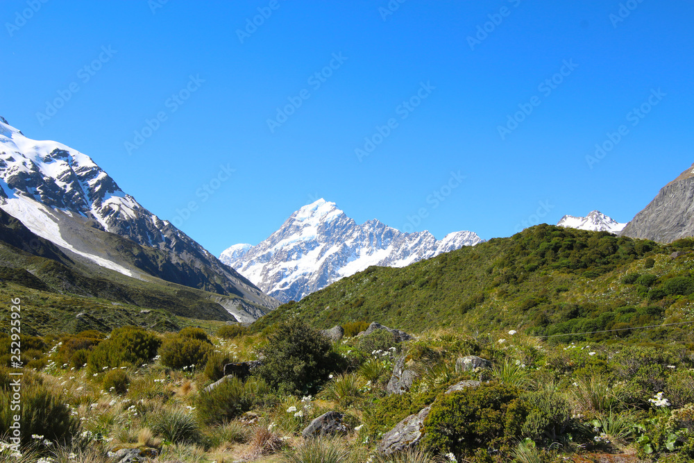 Aoraki / Mount Cook along the Hooker Valley Track, New Zealand