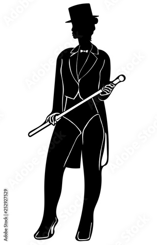 Ringmaster silhouette