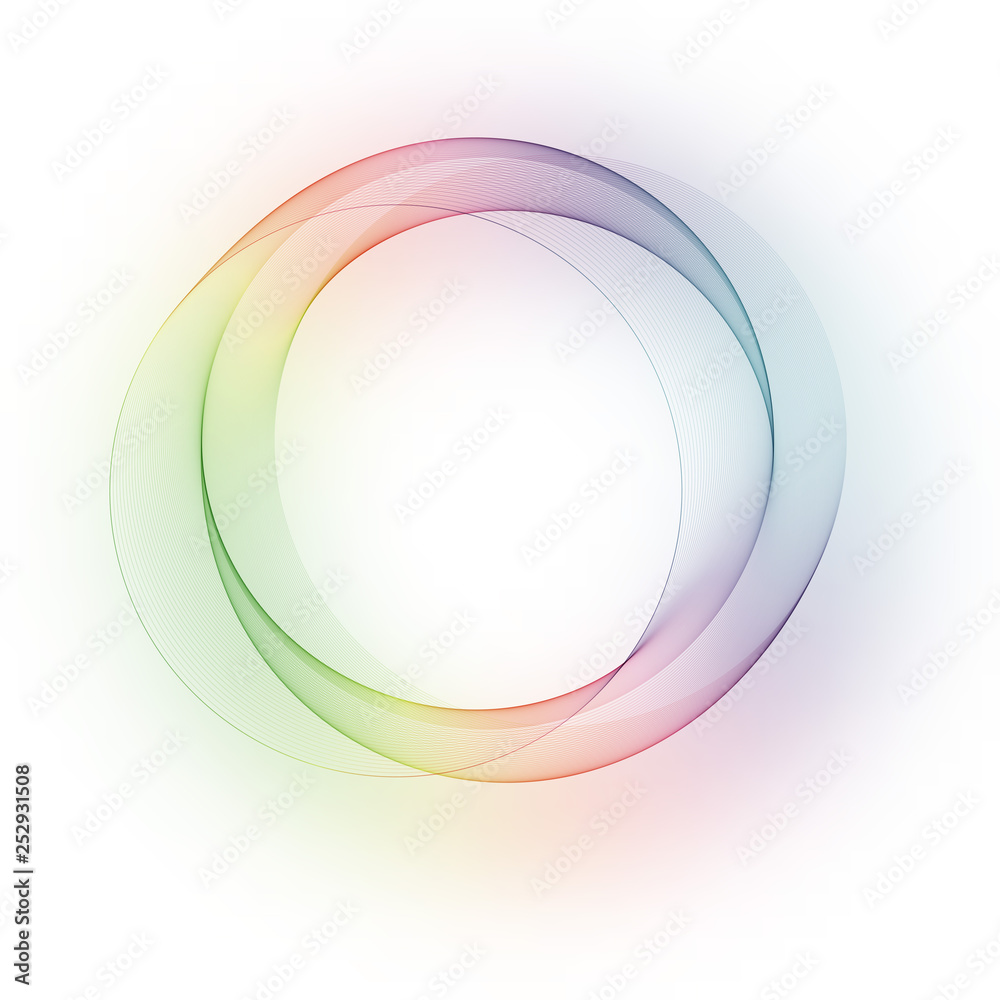 Obraz premium abstract background with circles