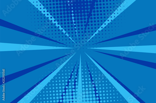 Comic book pop art strip radial backdrop