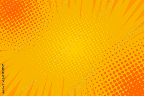 Comic book pop art strip radial backdrop
