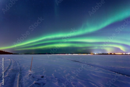 Foto Aurora Borealis (Northern Lights) in Lapland