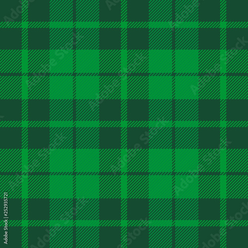 St. Patricks day Tartan plaid. Scottish cage