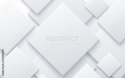 Architectural composition with square shapes