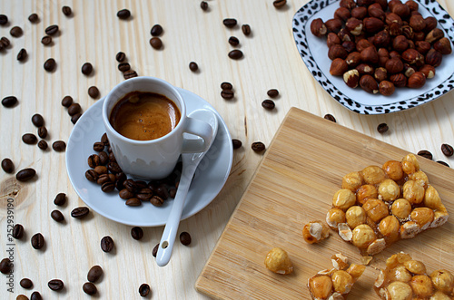 Coffee hazelnuts Nougat