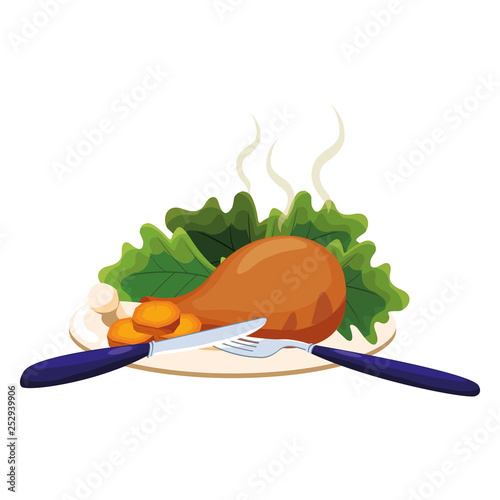 roasted chicken thigh