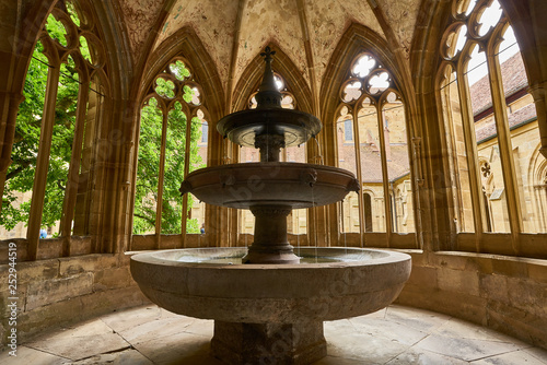 The fountain at Maulbronn Monastery, Germany photo