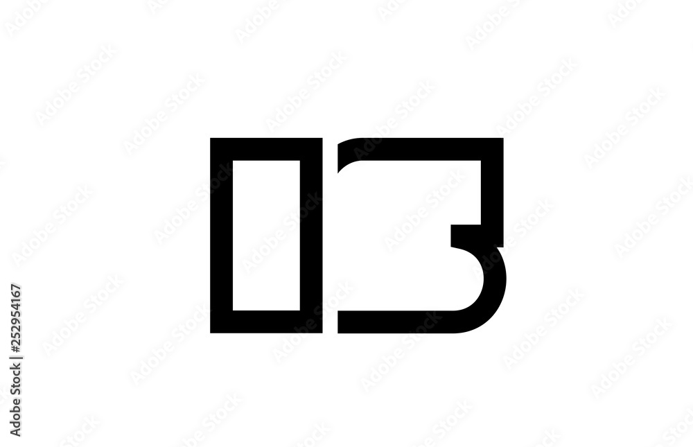black and white alphabet letter logo combination design black and white alphabet letter logo combination design